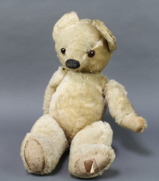 A Chad Valley teddy bear (wear to legs and neck) 58cm 