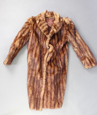 A lady's full length fur coat 