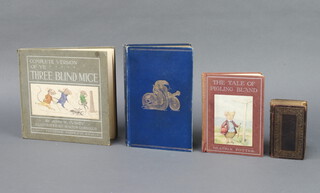 Rudyard Kipling, a first edition "The Second Jungle Book" published by MacMillan & Co. 1895 (some foxing and no dust jacket), Beatrix Potter first edition "The Tale of Pigling Bland" published by Frederick Warne & Co. 1913 (some foxing), John W Ivimey first edition "Complete Version of Ye Three Blind Mice"  published by Frederick Warne & Co. (some foxing and damage to the spine, some pages coloured in) and a leather bound book of Common Prayer 1850 