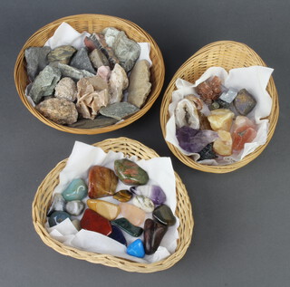 A collection of geological specimens 