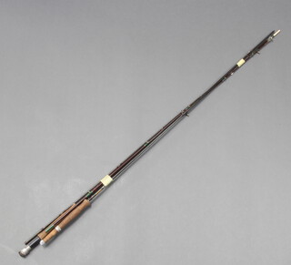 A Hardy two piece fishing rod together with a ditto graphite (no bag) 