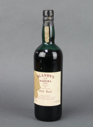 A 1954 bottle of Blandy's Bual Madeira 