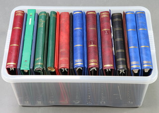 20 various empty stamp albums 