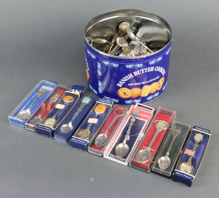 A quantity of plated souvenir spoons