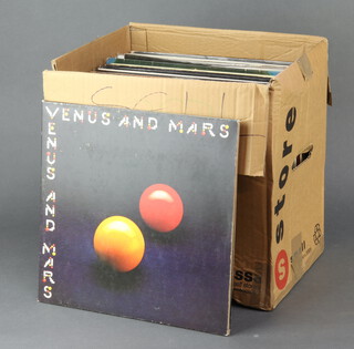 A collection of 1960's and later vinyl records ( + 45s ) to include Rare Earth, Greg Allman Band Santanta etc