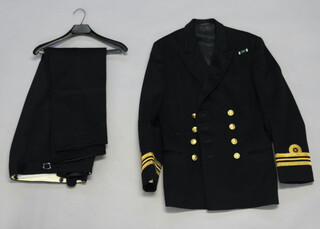 Gieves, a Royal Navy Reserve Lieutenant Commander's tunic and trousers 