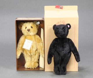 A Steiff British Collectors limited edition replica 1906 bear with certificate no.02603 boxed and a Steiff limited edition Schwarzbar teddy bear no.01425 boxed  