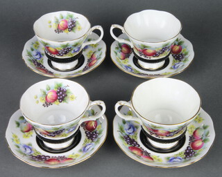 A Royal Albert Country Fayre series tea set comprising 16 tea cups and 14 saucers