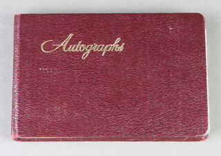 An Autograph book won by Paula McCarthy (the vendor) in a competition by Radio Luxembourg in 1974, together with newspaper clippings showing her receiving the book photographed with Rod Stewart.  The autographs include Keith Moon, Paul McCartney, Rod Stewart, Suzi Quatro, Rick Wakeman, Bay City Rollers, Long John Baldry, Ringo Starr, Alice Cooper, O'Jays, Doobie Brothers.  There is an "Elvis Presley" style autograph in the book although it does appear suspect