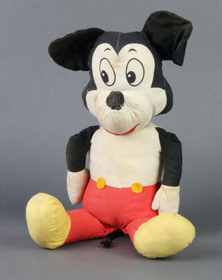 A 1940's Mickey Mouse rag doll 38cm 