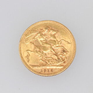 A George V sovereign 1912