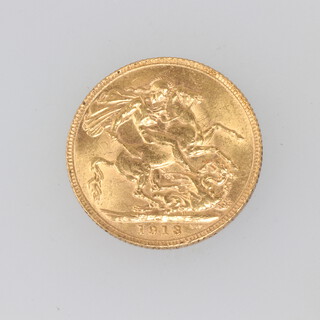 A George V sovereign 1913