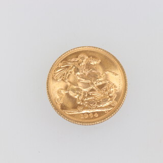 An Elizabeth II sovereign 1964