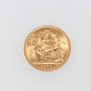 An Elizabeth II sovereign 1964