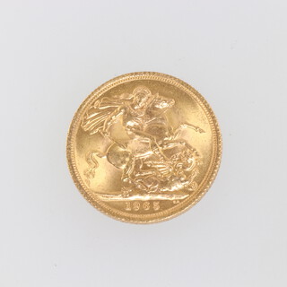 An Elizabeth II sovereign 1965