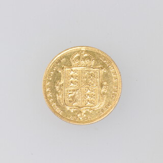 A Victorian half sovereign 1887