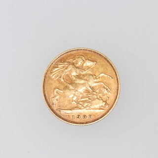 A Victorian half sovereign 1900