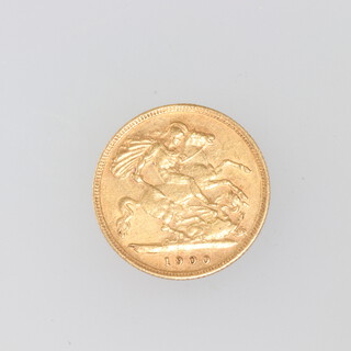 A Victorian half sovereign 1900