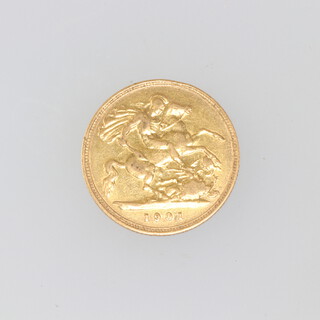 A Victorian half sovereign 1901