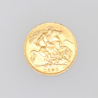 A George V half sovereign 1925