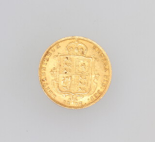 A Victorian half sovereign 1887 