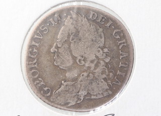 A George II shilling 1758 