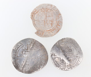 Three Elizabeth I sixpences 