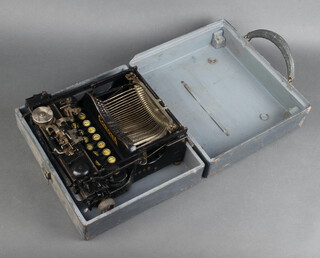 A Corona folding portable manual typewriter complete with carrying case 