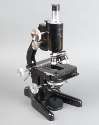 W Watson & Sons, a Service One single pillar microscope no.103103