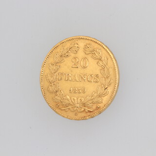 A 20 franc 1839 