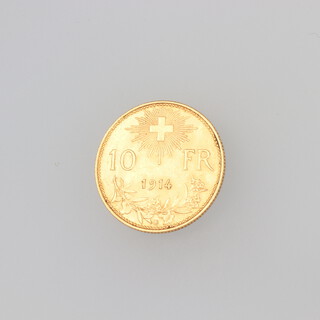 A 1914 10 franc
