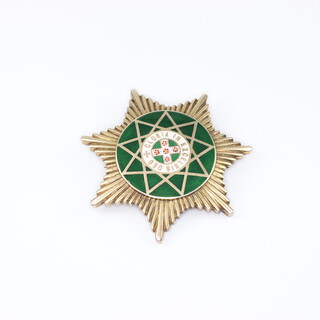 A silver and enamelled Royal Order of Scotland breast badge 