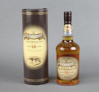 A 70cl bottle of Glenturret 15 year old malt whisky boxed 
