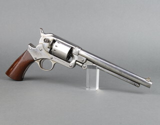 A Starr Arms six shot long barrelled percussion revolver, the cylinder with serial number 26997 and marked Starr.Arms.Company.New.York Starr's Patent January 15th 1856 
