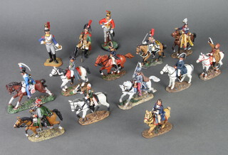 Fourteen various Del Prado figures of Napoleonic soldiers 