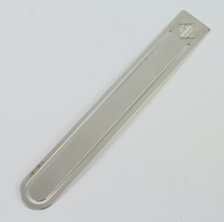 A white metal Ralph Lauren bookmark 9.3 grams, 12cm 