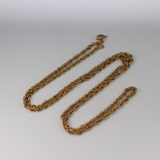 A 9ct yellow gold chain 9 grams, 61cm 
