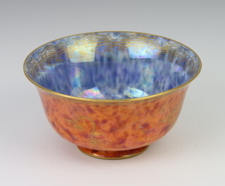 A Wedgwood Fairyland lustre bowl decorated with a butterfly  Z4825 10cm 