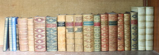 Oliver Lodge, Pioneers of Science, a leather bound volume, school prize 1898 together with 16 other leather bound volumes, mostly school prizes and 3 other books 