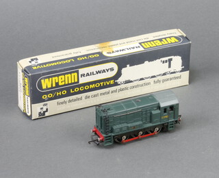 A boxed OO guage Wren Railways diesel shunter locomotive in BR green, model W2231 0-6-0