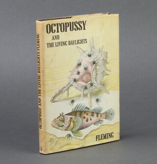 Ian Fleming "Octopussy and The Living Daylights" first edition 1966, published by Jonathan Cape with paper dust jacket 