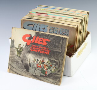 Sixteen Giles annuals nos. 1,5,6,8 (x2) and 9-20 inclusive, 