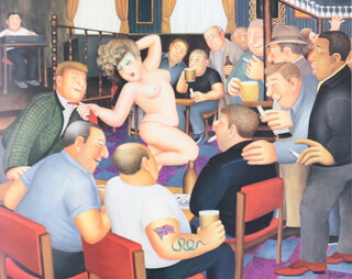 Beryl Cook (1926-2008), coloured print signed in pencil "Lunchtime Refreshment" 52cm x 63cm