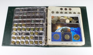 A coin album of pre-decimal coinage, minor crowns etc 