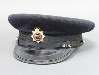 J Compton & Sons and Webb, an Elizabeth II City of London Police Special Constabulary Inspector's peak cap 