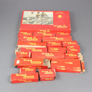A Horny OO gauge electric train set RS boxed (no rails), together with a quantity of various Triang rolling stock 