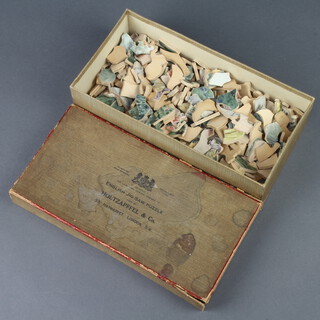 A rare Holtzapffel & Co wooden jigsaw puzzle "Blind Man's Bluff" 10 x 17 