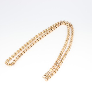 A 9ct yellow gold necklace 60cm, 47.5 grams 