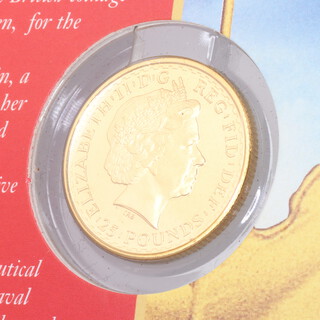 A twenty five pounds Britannia coin 2000