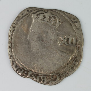A Charles I Tower Mint shilling 1625-1642 
